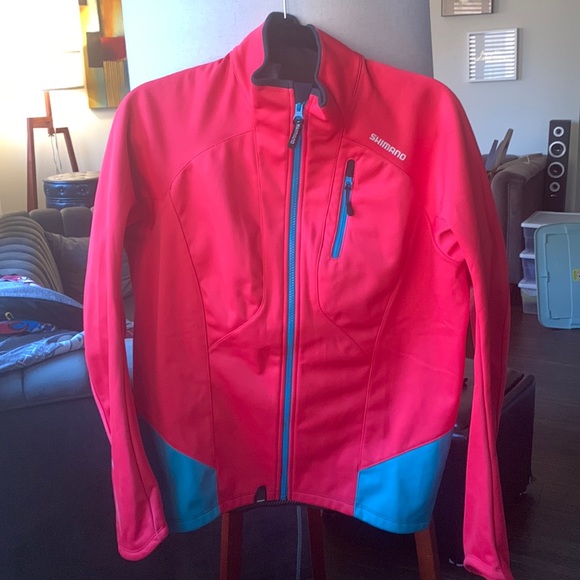 Shimano Cycling Winter Jacket Sz L - Picture 1 of 4